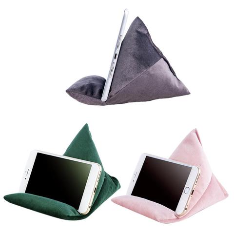 Oreiller en velours doux multi-angles pour tablette et téléphone, support de lit, bureau, canapé, canapé, lecture ► Photo 1/6