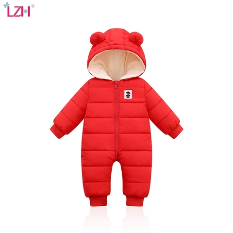 LZH enfants salopette d'hiver pour bébé combinaison de neige infantile garçons filles barboteuse pour bébé combinaison chaude vêtements nouveau-né Costume de noël ► Photo 1/6