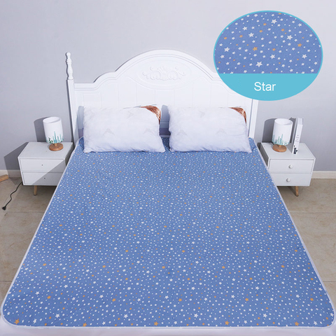 Drap imperméable de grande taille pour enfant, protection de lit lavable réutilisable, matelas avec bande élastique ► Photo 1/6