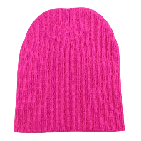 Mode néon jaune rayures bonnet en tricot pour hommes plaine Beanie femmes Skullies automne hiver chapeaux violet noir rose vif ► Photo 1/6