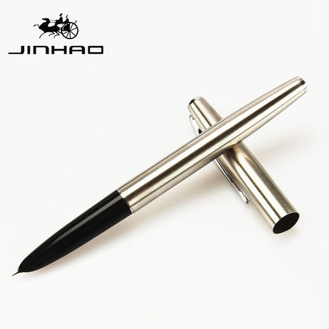 Jinhao 0.38 – stylo à plume extrêmement fin, 911mm, en acier inoxydable, corps classique, papeterie fournitures scolaires et de bureau ► Photo 1/5