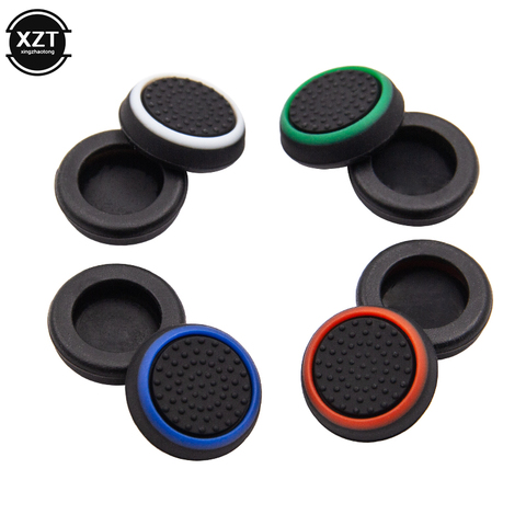 Lot de 4 manettes analogiques en Silicone pour manette de jeu Xbox 360 One, pour Playstation 4, PS4 Pro Slim, PS3 ► Photo 1/6