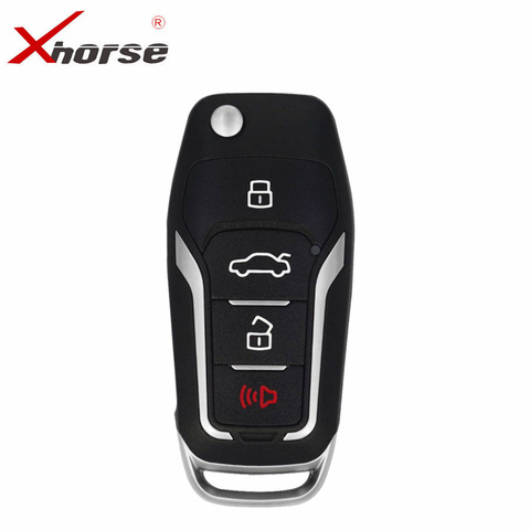 XHORSE – Super télécommande XEFO01EN pour Ford, 5 pcs/lot, 4 boutons rabattables, Super puce intégrée, Version anglaise ► Photo 1/5