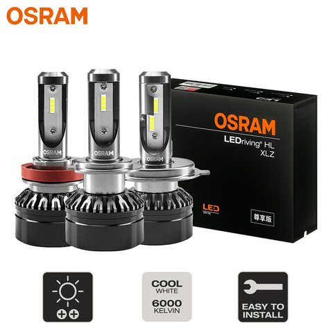 OSRAM LED diviseur HL XLZ Pro H1 H4 H7 H8 H11 H16 9003 9005 9006 9012 LED Voiture Phare HIR2 HB2 HB3 HB4 6000K Auto Ampoules (Lits Jumeaux) ► Photo 1/6