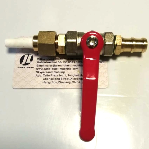 Pistolet de sablage à air, pour nettoyage de la rouille, type Valve, pour réservoirs de sablage 5 gallons avec buse de sablage ► Photo 1/6