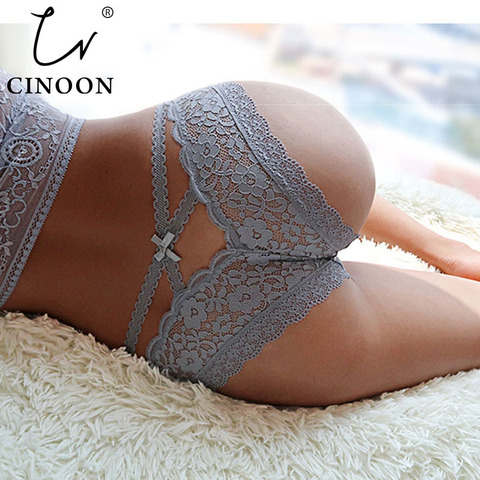 CINOON Sexy culottes femmes mode Lingerie tentant jolis slips haute qualité dentelle évider caleçons intimes Lingerie ► Photo 1/6