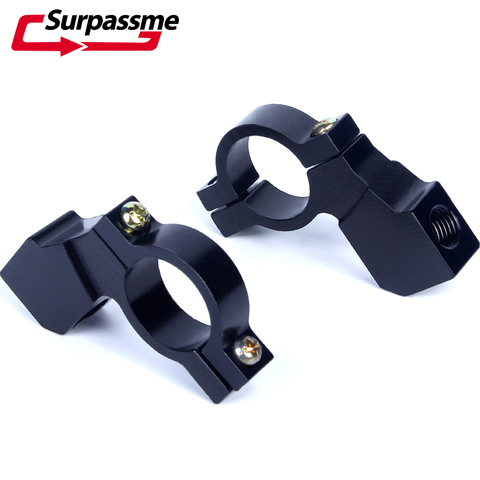 Universel moto rétroviseur support 10MM montage adaptateur support pince vis 7/8 ''guidon moto Scooter accessoires ► Photo 1/6