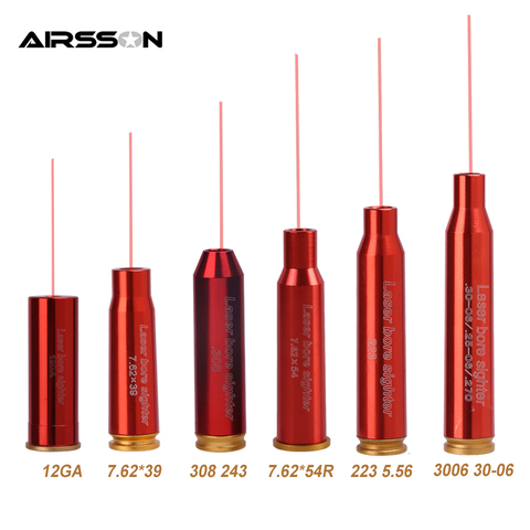 Viseur Laser tactique à point rouge CAL.308 .223 30-06 CAL7.62x39 7.62X54 lunettes à cartouche 12GA pour la chasse au Laser rouge ► Photo 1/6