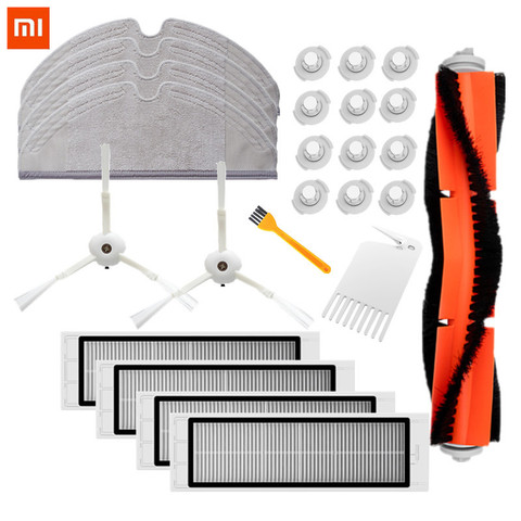 25 pièces filtre HEPA + brosse latérale + brosse principale boîte à poussière pour Xiaomi 1S MI Robot 1S Kit de remplacements aspirateur pièces accessoires ► Photo 1/6