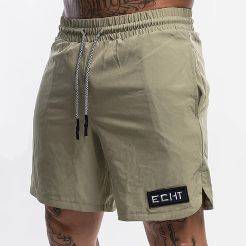 Shorts de sport à séchage rapide pour hommes, pantalons de fitness respirants, décontractés, absorbant la transpiration, pour l'extérieur, été ► Photo 1/6