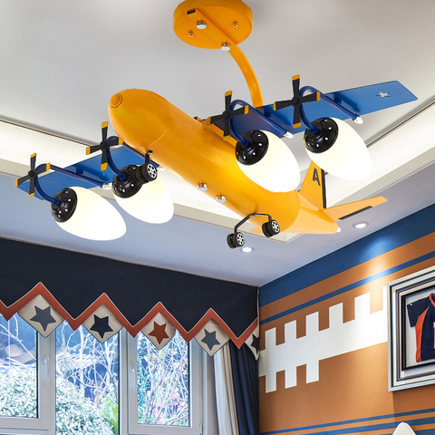Plafonnier Led pour chambre d'enfant, design d'avion, luminaire décoratif d'intérieur, idéal pour une chambre d'enfant ► Photo 1/3
