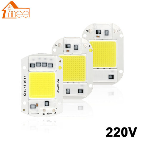 Puce LED 10W 20W 30W 50W Smart IC COB perles légères 220V 240V bricolage pour LED ampoule projecteur projecteur ► Photo 1/6