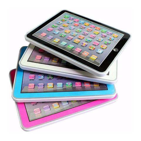 Tablette, ordinateur, tactile, apprentissage vocal, jouets éducatifs pour enfants ► Photo 1/6