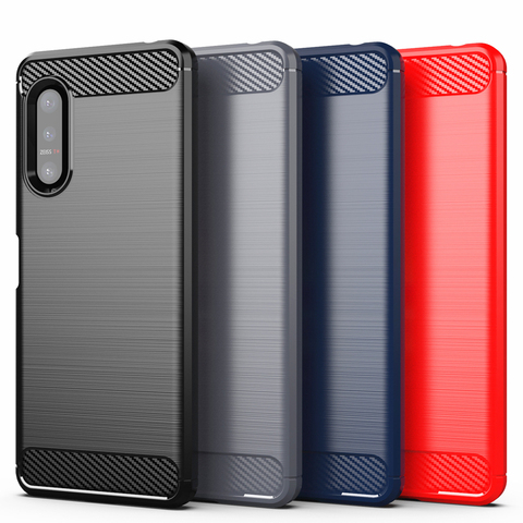 Pour Sony Xperia 5 II étui pour Sony Xperia 1 10 II XZ5 XZ4 XZ3 XZ2 XZ1 coque de couverture compacte Funda Coque Capa coque de téléphone en Silicone ► Photo 1/6