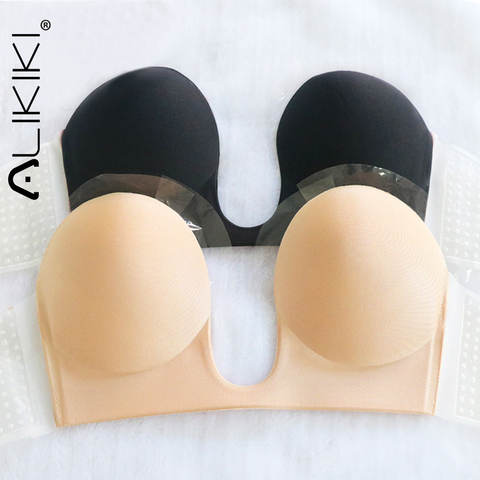 Couvre-mamelon Sexy en Silicone, coussinets adhésifs, réutilisable, relevage Invisible des seins, pétales pour robe de soirée, accessoires de soutien-gorge ► Photo 1/6