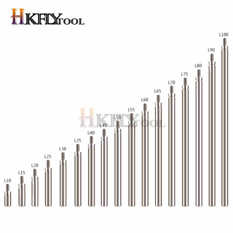 Tiges d'extension en acier inoxydable HSS M2.5 * 10mm-100mm, pour indicateurs à cadran, tige de connexion de sonde ► Photo 1/6