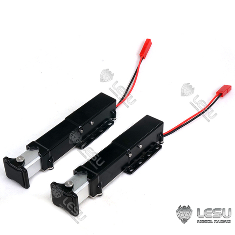 LESU métal électrique avant Support pieds levage jambes pour 1/14 bricolage TAMIYA RC hydraulique remorque tracteur camion modèle voiture ► Photo 1/6