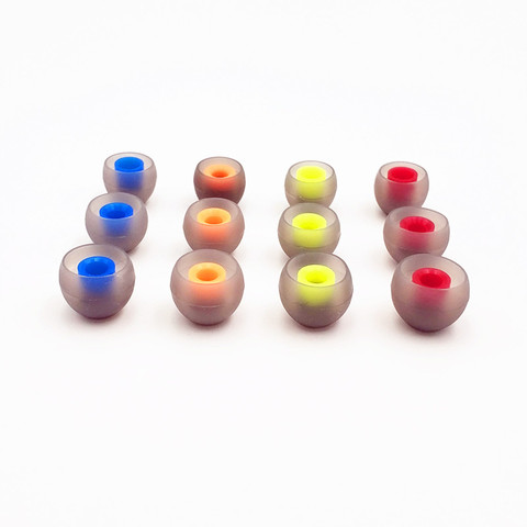 Lucky ylz 3 paires (6 pièces) L M S embouts pour écouteurs en silicone bouchons d'oreilles pour KZ ZAX EDX ZSX TRN BA8 VX CCA CA16 C12 étain T2 T1 PLUS ► Photo 1/6