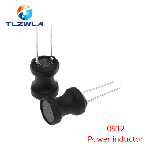 Bobine d'inductance en cuivre en forme de I, 0912 9*12mm, 10 pièces, 6.8 22 33 47 68 100 150 220 330 470 uH 1 2.2 3.3 4.7 10 mH ► Photo 1/3