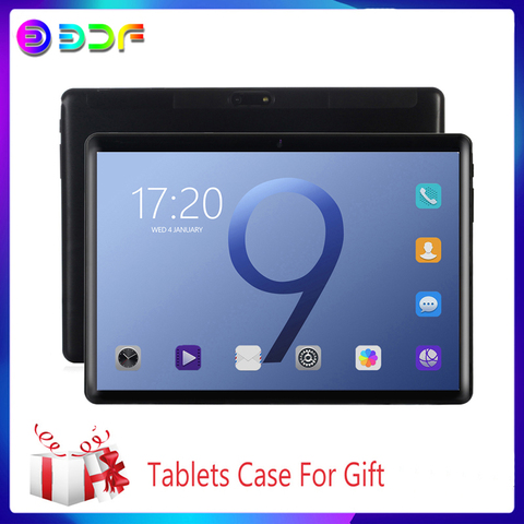 10.1 pouces tablette nouveau Android 9.0 tablettes 3G/4G appel téléphonique Octa Core 4GB + 64GB ROM Bluetooth Wi-Fi 2.5D acier écran tablette ► Photo 1/6
