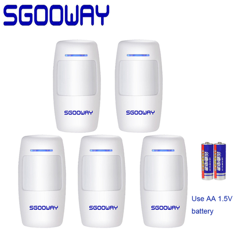 Sgooway – détecteur infrarouge passif sans fil, capteur de mouvement PIR pour système d'alarme de sécurité domestique 433MHz, Wifi, GSM, PSTN ► Photo 1/6