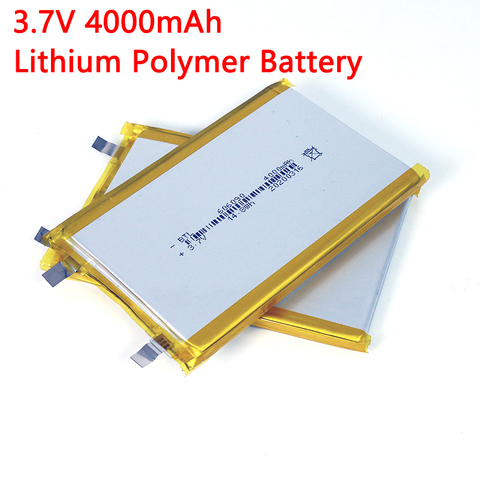 Batterie lithium polymère 3.7, 606090 V, 4000mAh, grande capacité, pour tablette, ordinateur, alimentation Mobile, bricolage ► Photo 1/5