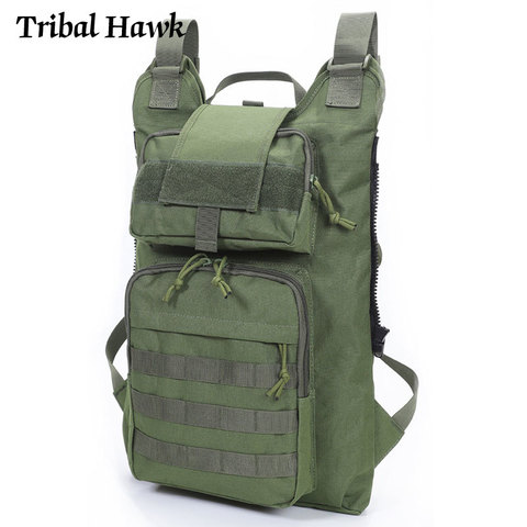 Sac à dos tactique Molle, sac d'assaut militaire Airsoft, gilet de Combat, équipement de chasse en plein air, Camping, hydratation pliable ► Photo 1/6