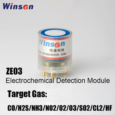 2 pièces Winsen ZE03-CO/SO2/NO2/O3/H2S/C2H4 Module de détection de gaz haute sensibilité et résolution sortie de tension UART et analogique ► Photo 1/5