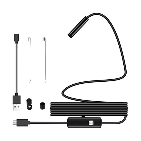 Nouveau 1m pour Android WIFI Endoscope étanche Endoscope caméra d'inspection 8 LED une longue distance focale efficace ► Photo 1/6