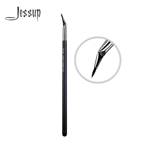 Jessup – pinceaux eye-Liner coudés, 1 pièce, pour maquillage, poudre liquide, poils synthétiques, yeux, outils cosmétiques ► Photo 1/6