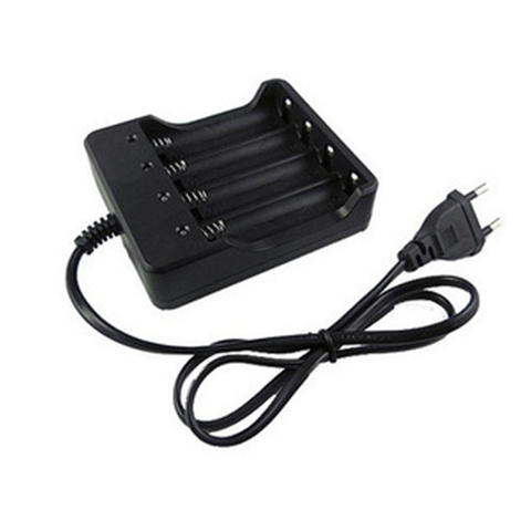 Chargeur de batterie li-ion EU/US, adaptateur de câble 4.2V, sortie 4 fentes pour 18650 16340 14500 ► Photo 1/5