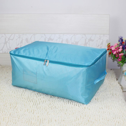 Sac de rangement | Sac de rangement Portable en tissu, valise de placard, oreiller couverture, sac de rangement, conteneur de diviseur étanche vêtements, organisateur de rangement ► Photo 1/6