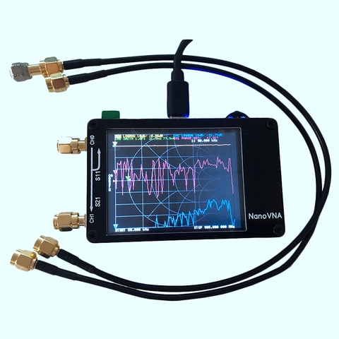 Pour l'analyseur de réseau vectoriel Nanovna presse Sn Hf Vhf Uhf Uv 50Khz-900Mhz analyseur d'antenne rechargeable ► Photo 1/6