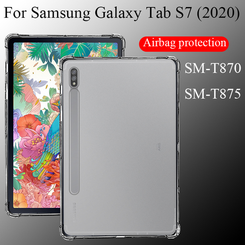 Coque souple en Silicone TPU pour Samsung Galaxy Tab S7, 11 pouces, protection transparente pour tablette, 2022, SM-T870, SM-T875 ► Photo 1/6