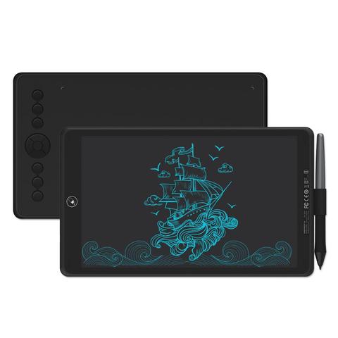 HUION H320M 2 en 1 tablette graphique 8192 niveaux tablette de dessin numérique et tablette d'écriture LCD + stylet sans batterie pour PC/téléphone ► Photo 1/6