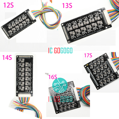 Li-ion Lipo Lifepo4 LTO batterie au Lithium équilibreur actif carte de transfert d'énergie BMS 1.2A Balance 3 S 4 S 6 S 7 S 13 S 16 S 17 S ► Photo 1/3