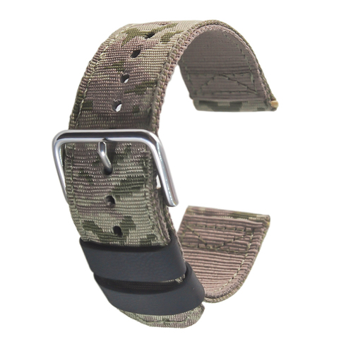 Bracelets de montre en Nylon, bracelet Camouflage, 22mm 24mm, accessoires de montre, bracelets de montre ► Photo 1/6