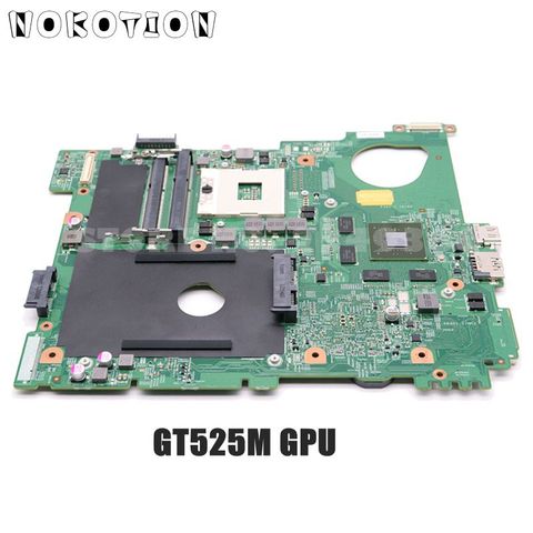 NOKOTION CN-0J2WW8 0J2WW8 carte principale pour Dell inspiron N5110 carte mère d'ordinateur portable HM67 DDR3 GT525M 1GB ► Photo 1/6