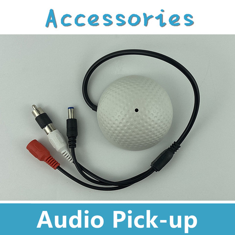 Dispositif de micro CCTV en forme de Golf, haute sensibilité 12V DC moniteur de son, dispositifs d'écoute audio ► Photo 1/5