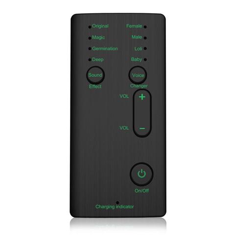 Nouveau changeur de voix Mini Portable 8 modulateur à changement de voix avec fonctions vocales réglables téléphone ordinateur carte son micro outil ► Photo 1/6