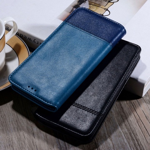 Coque à rabat en cuir magnétique pour Xiaomi, étui pour Redmi Note 9 9S 8 7 6 5 4 8T 9T 9A 9C 8A 7A 6A 5 Plus 5A 4X 3S Prime ► Photo 1/6