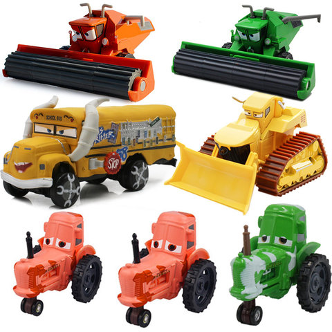 Disney Pixar – modèle de voiture en alliage de métal pour enfants, modèle foudre Mcqueen, Frank, tracteur, camion, cadeau de nouvel an, jouet ► Photo 1/6