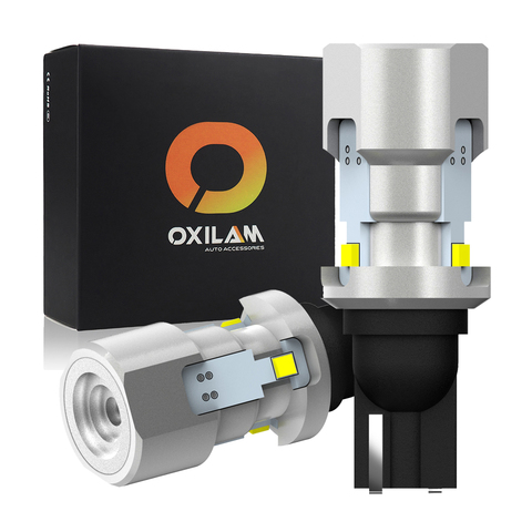 OXILAM – ampoule LED 12000LM T15 921w, 2 pièces, 912 W16W, Canbus sans erreur, feu arrière Super lumineux, lampe extérieure de voiture, blanc 6500K ► Photo 1/6