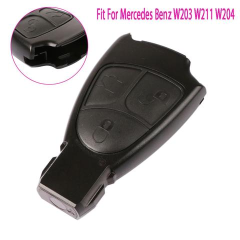 Étui de clé télécommande à 3 boutons, housse de protection pour alarme de voiture, pour Mercedes Benz C E ML classe w203 w211 w204 #278635, nouveau ► Photo 1/6
