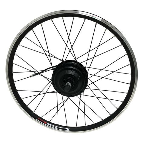 Roue de conversion de vélo électrique de montagne avec moteur MXUS Hub, jante en alliage d'aluminium à Double paroi ou jante Sun R1ngle 36 trous de rayons ► Photo 1/6