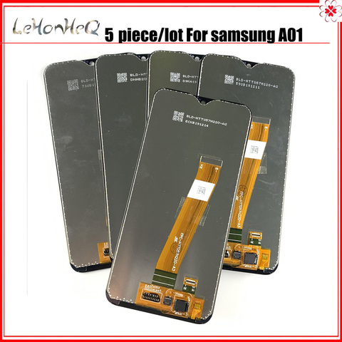 Ensemble écran tactile LCD de remplacement, pour Samsung Galaxy A01 A015 LCD A015F A015G A015DS 5 pièce/lot ► Photo 1/6