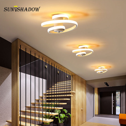 Plafonnier Led au design moderne, montage en Surface, luminaire d'intérieur, idéal pour un salon, une chambre à coucher, un salon, un couloir, un couloir, 18W ► Photo 1/6