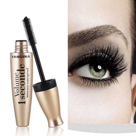 Mascara 4D Waterproof pour les cils épais, accessoire de maquillage professionnel en Fiber de soie, 1 pièce ► Photo 1/6