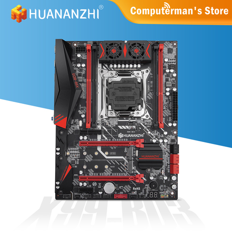 HUANANZHI – carte mère X99, composant pc, compatible avec processeurs Intel XEON E5 LGA2011-3, type de mémoire DDR3 RECC Non ECC, compatible NVME NGFF ► Photo 1/1