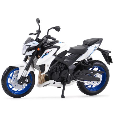 Maisto – Suzuki 1:18 ABS, statique, véhicules moulés, loisirs de collection, modèle de moto, jouets ► Photo 1/6